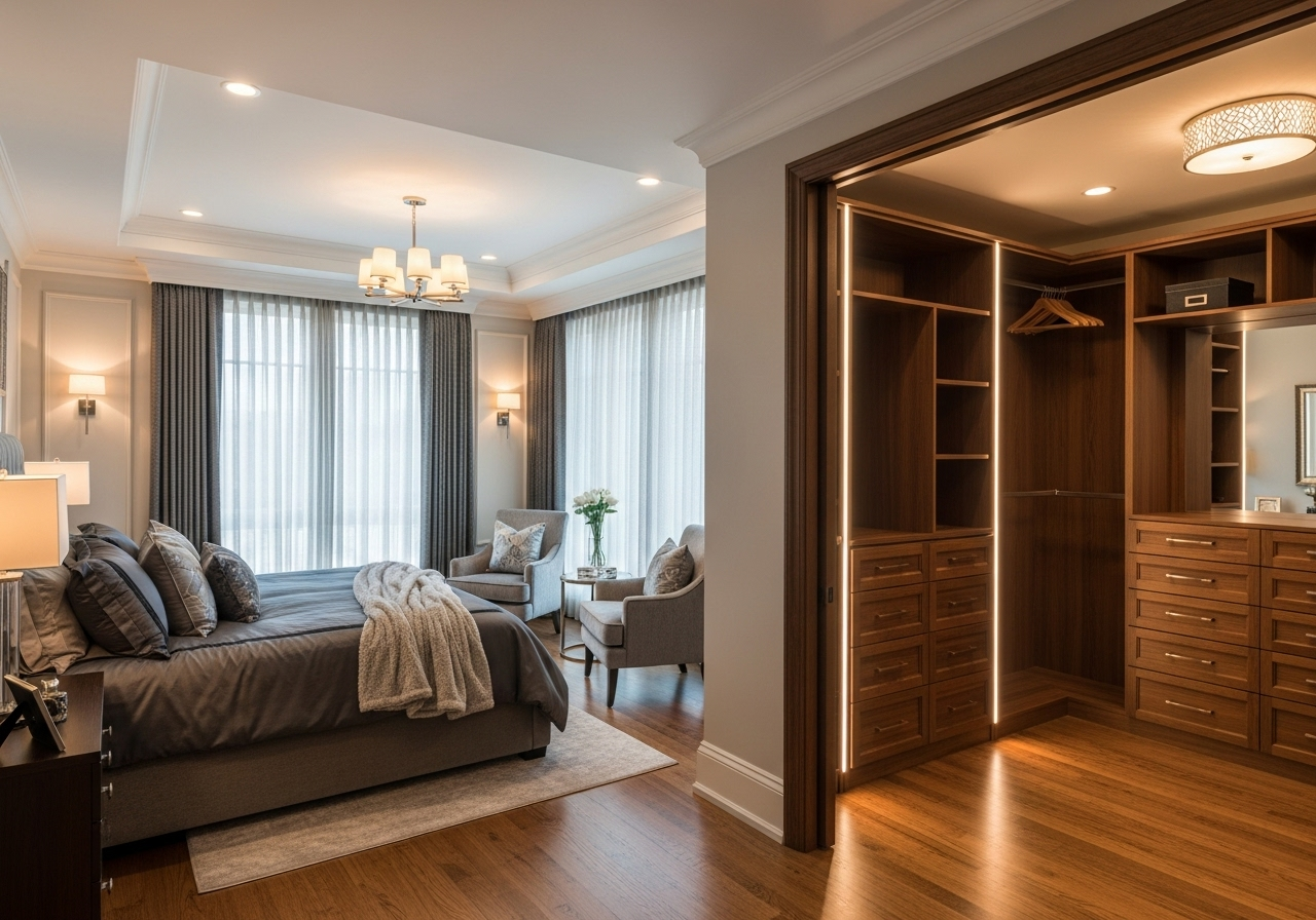 Chambre maître avec dressing